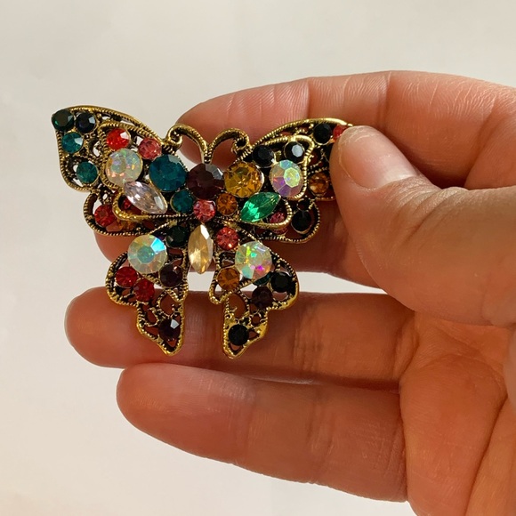 Colorful Butterfly Brooch - Picture 2 of 4
